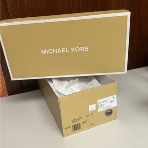 Michael Kors Gold empty Shoe Box